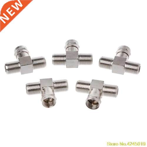 5PCS 3 Way F Type Splitte TV Virgin Cable Sky Satellite Free