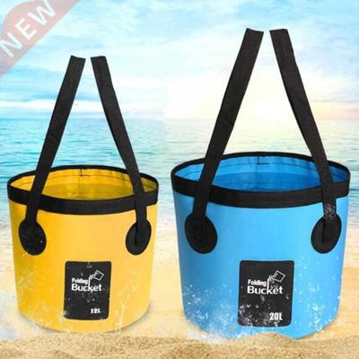 12L 20L Waterproof Water Bags Fishing Folding Bucket Portabl