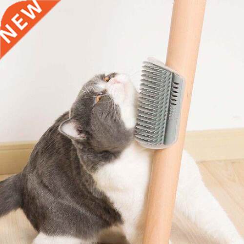 1Pcs Cat Rubs Brush For Massage Self Groomer Comb Cat