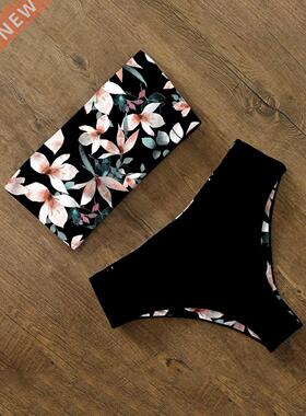 Bikini 2022 Swimwear Swimsuit Women Print High Waist Bikini