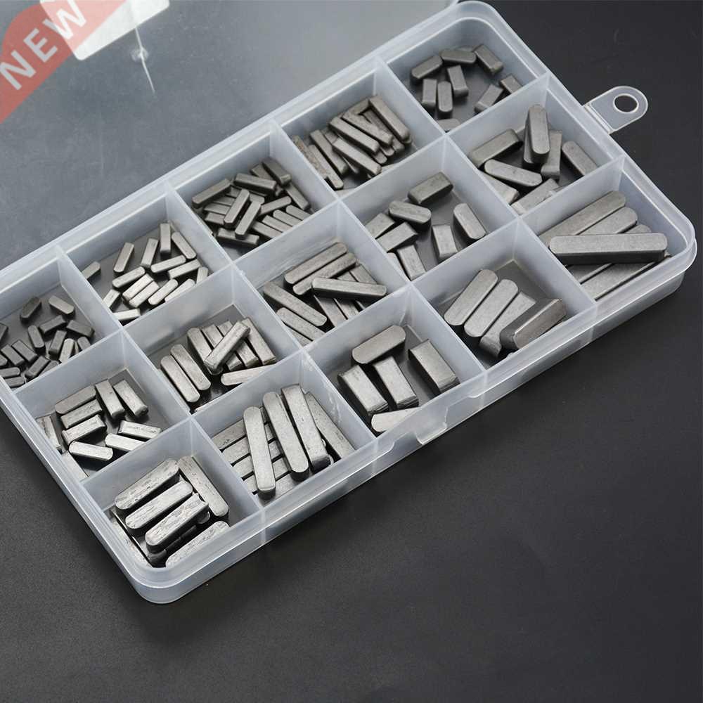 175PCS/Box mm 4mm 5mm 6mm Type A Round Ended Feather Key Pa