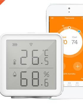 WiFi Smart Temperature Humidity Sensor Compatible with