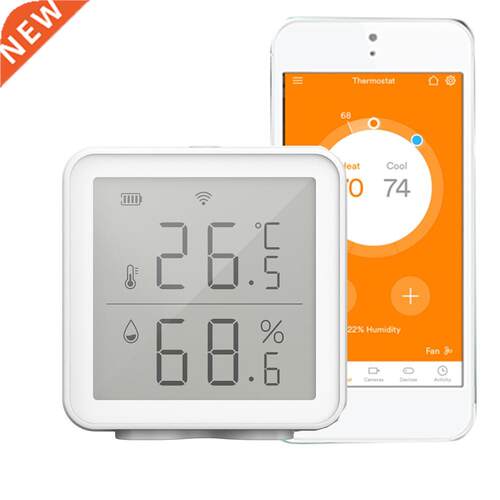 WiFi Smart Temperature Humidity Sensor Compatible with