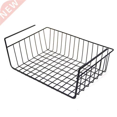 Under Shelf Basket Rack Towel Hanging Holder Wardrobe Cabine