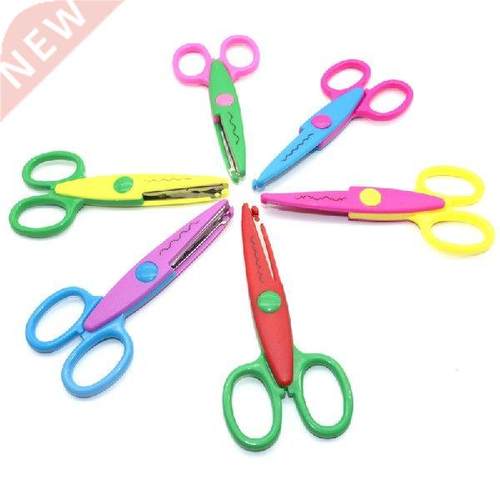 1 Pc Handmade Children DIY 6 Patterns Album Lace Scissors