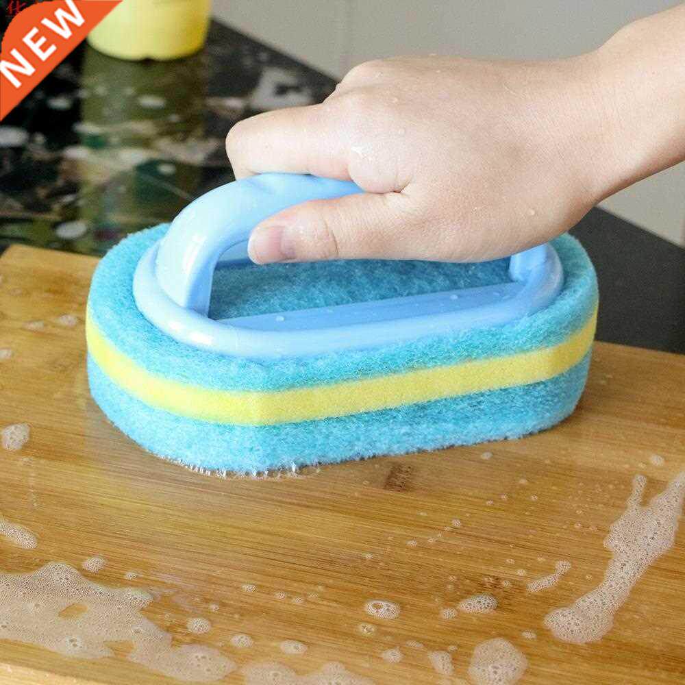 brosse de bain éponge carreaux brosse magique forte d