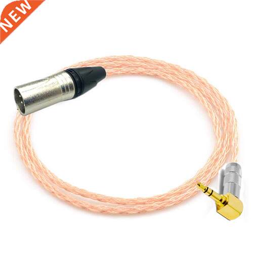 HI-End OCC Copper 4pin XLR Male to 3.5mm Stereo Male Audio