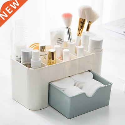 Plastic Makeup Organizer MakeUp Brush Storage Box with Drawe