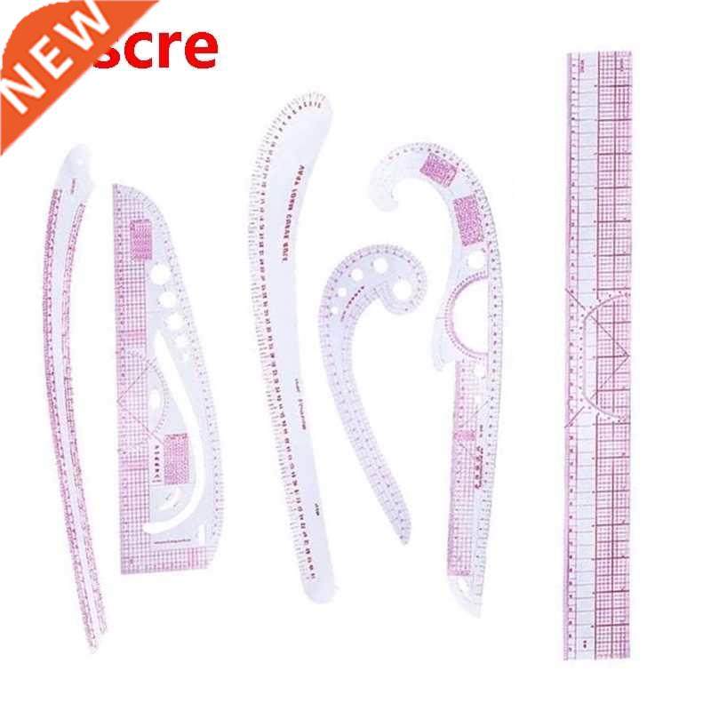6pcs/set Sewing Rules French Curve Set Cutting Ruler DIY Met