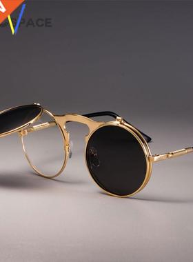 Men Polarized UV400 Driving For Sunglasses Sun-Glasses Round