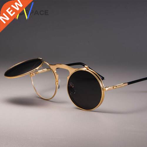 Men Polarized UV400 Driving For Sunglasses Sun-Glasses Round