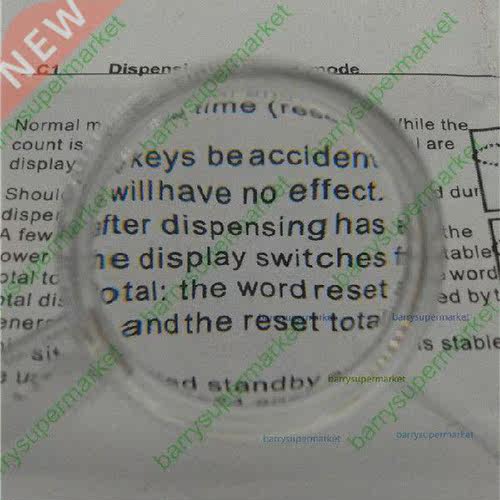 25mm Mini portable plastic PMMA acrylic Toys magnifier for
