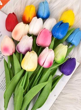 1PC 30cm Real Touch PU Tulips Artificial Flowers for Home Ga