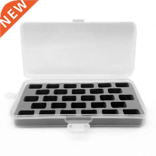 28 Slots Bobbin Spools Box Portable Transparent Storage