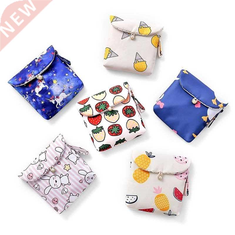 Women Girl Cute Portable Sanitary Pad Pouch Napkin Towel Hol