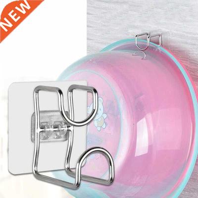 Self-adhesive Hooks Wall Mounted Washbasin Storage Hooks
