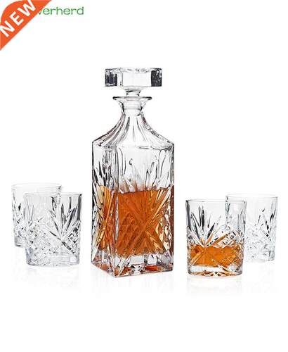750ml Creative Crystal square Bottle Whiskey Vodka Wine Deca