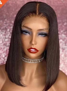 Short Bob Wig Lace Front Human Hair Wigs For Black Women Bra