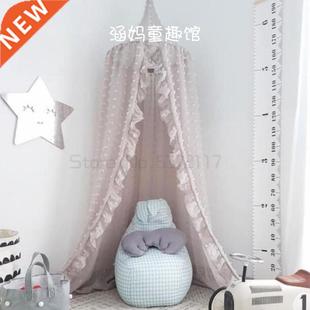 Cotton Dome Colors Hanging Kids Bed Bedding Baby Canopy
