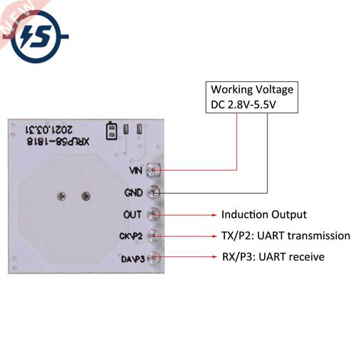 MG5850 Radar Sensor Module Microwave Intelligent Detection O