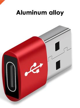 Mini Aluminium Alloy Type C Female to USB 3.0 Male Adapter