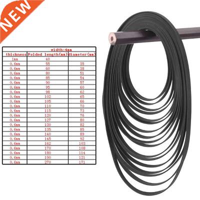 Turntable Belt Rubber Flat Drve Belt for Record Player Walk