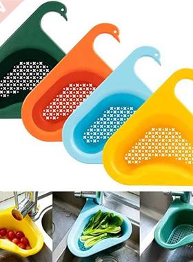 Dish Drainer Triangle Kitchen Leftover Sink Strainer Fruit A