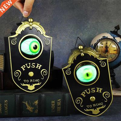 Halloween Doorbell with LED Lightup Eyeball Creepy Sounds