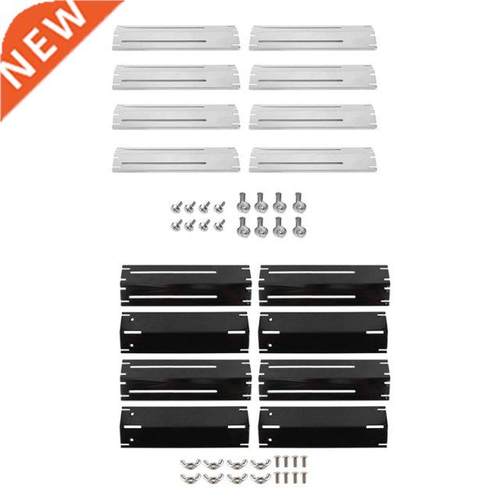 4Pcs Stainless Steel Barbecue Plate Flame Plate Diffuser Hea