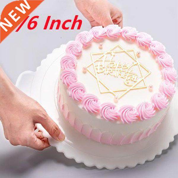 4/6 Inch Reusable Round Mousse Cake Boards Plaic Cake