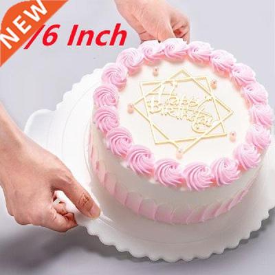 4/6 Inch Reusable Round Mousse Cake Boards Plaic Cake