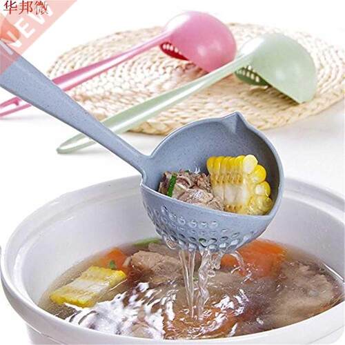 2 en 1 créatif paille de blé soupe cuill&egrav