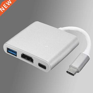 3-n-1 Thunderbolt 3 USB Type C USB 3.1 to HDM 4K USB3.0 US