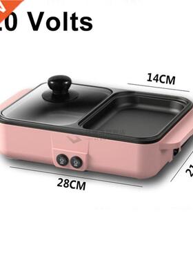 Multifunction Electric Cooker Mini Hotpot Barbecue Grill Gri
