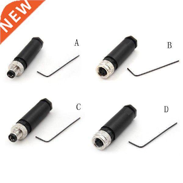 M8 Waterproof Sensor Connector 3Pin 4Pin A Type Male&fem