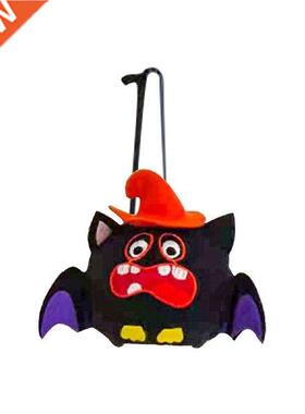 Halloween Glowing Gift Pumpkin Bat Indoor Ornament Home