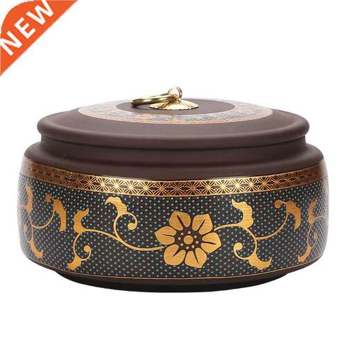 Purple Sand Tea Caddy Ceramic Large Sealed Jar Universal
