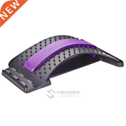 1pc Back Stretch Equipt Massager Stretcher Fitness Lumbar S