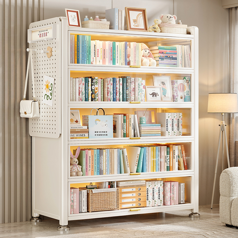 美丽港书柜钢制书柜一体多层