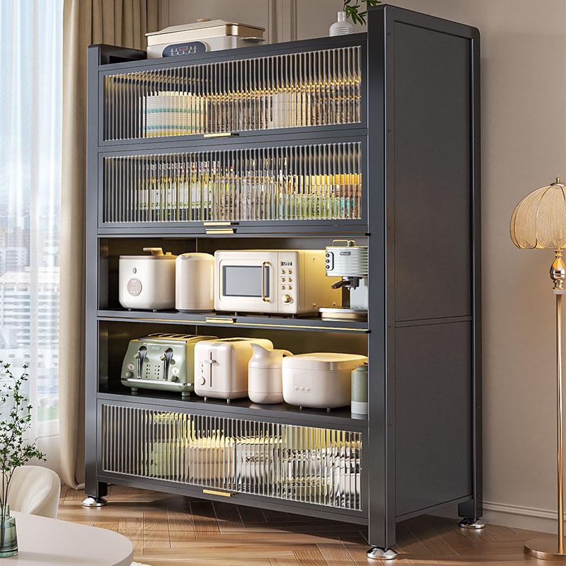 碳钢简约风多功能餐边柜一擦即净