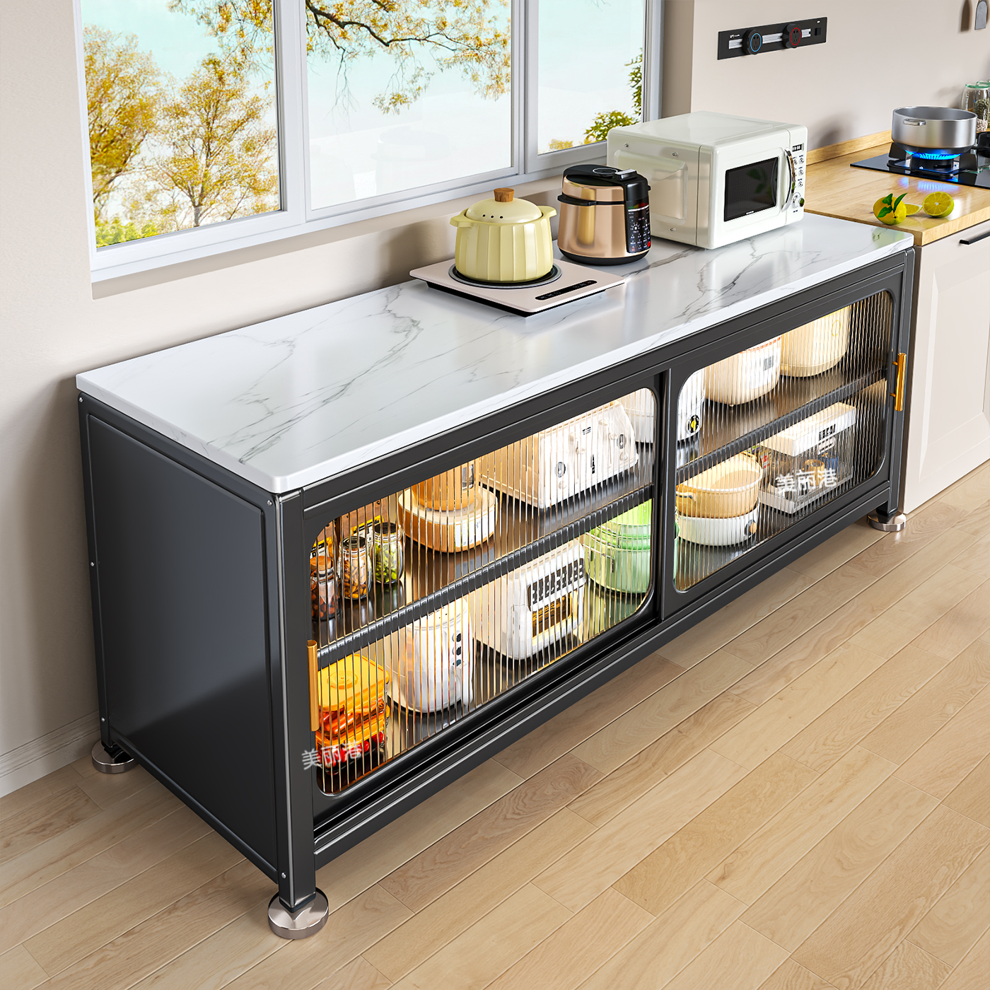 爆卖10w+送货上门】厨房收纳柜子