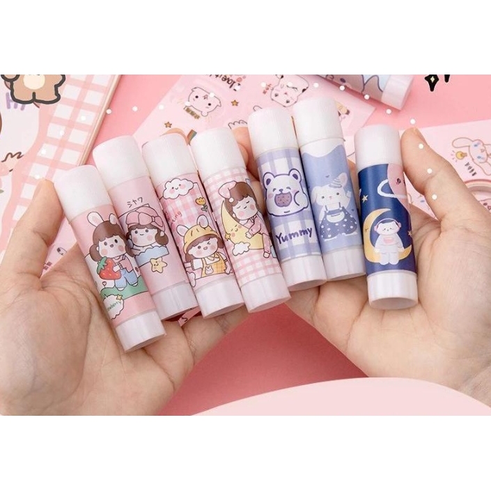 固体胶棒手工胶水学生可爱少女心卡通固体胶儿童胶水高粘度学生用