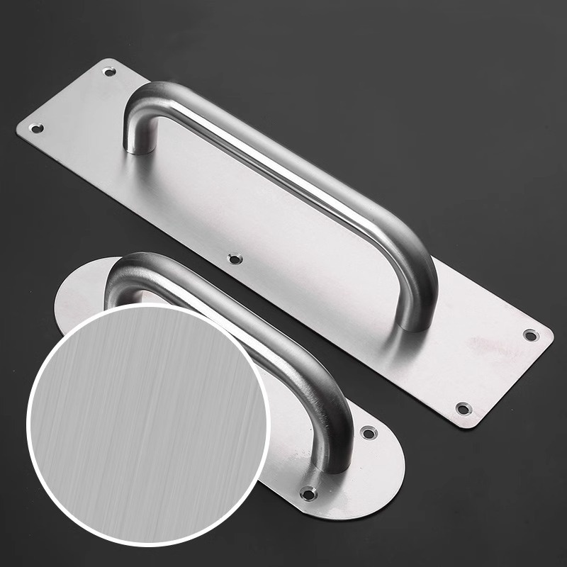 加厚不锈钢大门门把手柜门扶手推拉门拉手推拉板通道门衣柜门拉手