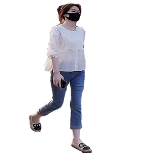 2026新款仙女超仙甜美小个子衬衣上衣设计感小众短袖衬衫女装夏季