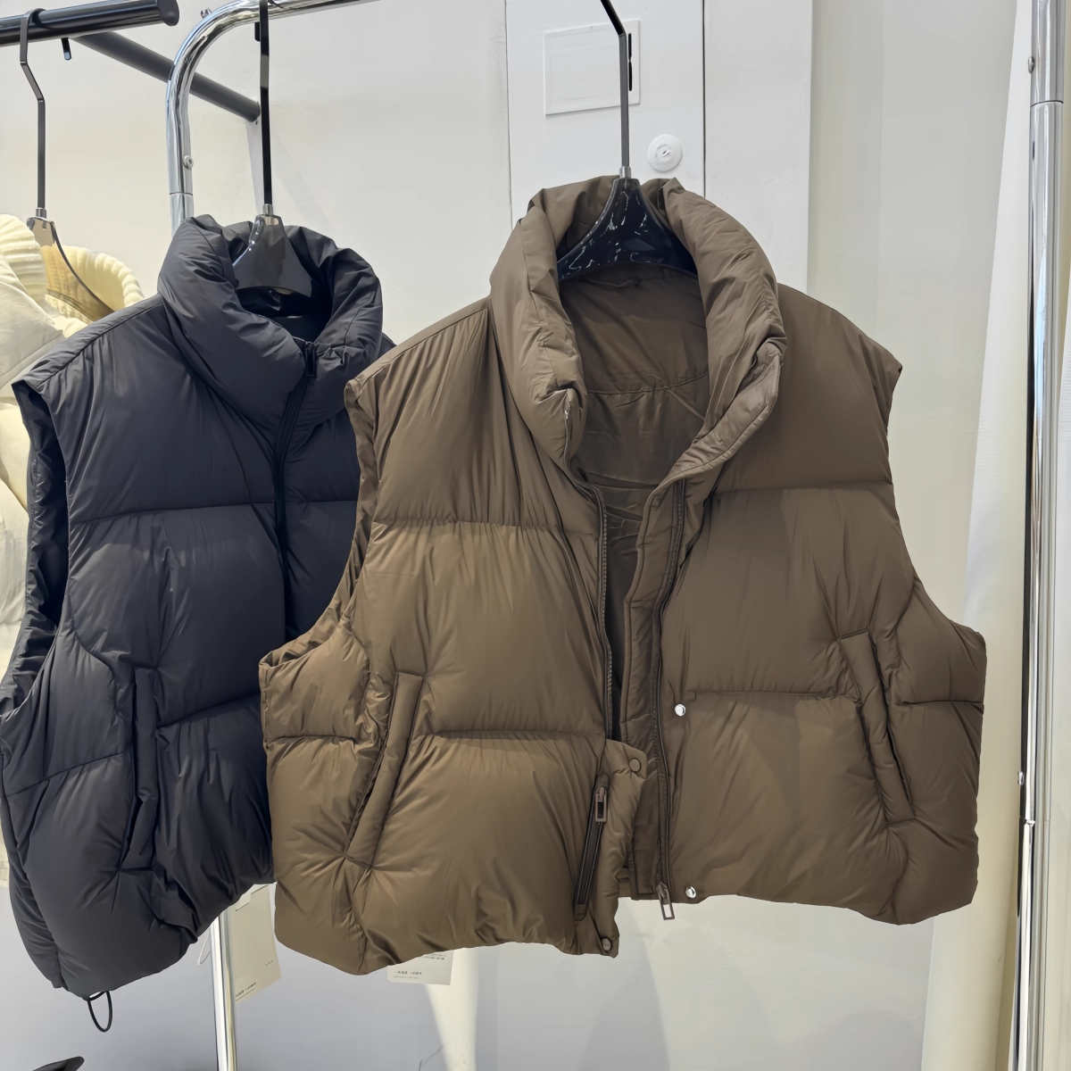 女装宽松显瘦加厚保暖背心外套潮