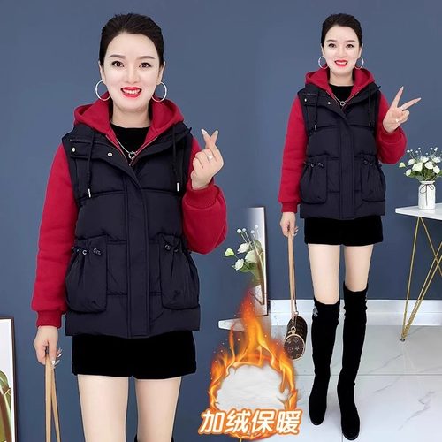 2025新款时尚加绒加厚棉衣外套