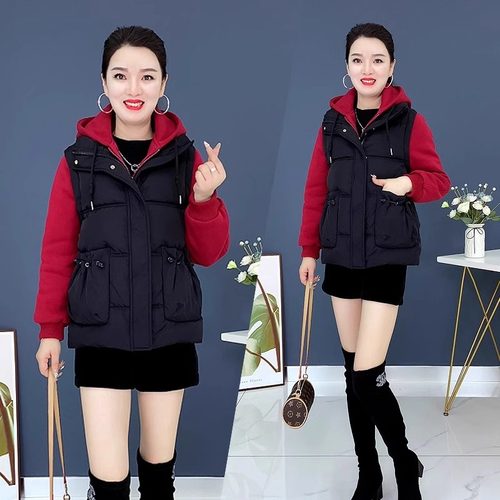 新款冬季时尚修身减龄外套棉袄女