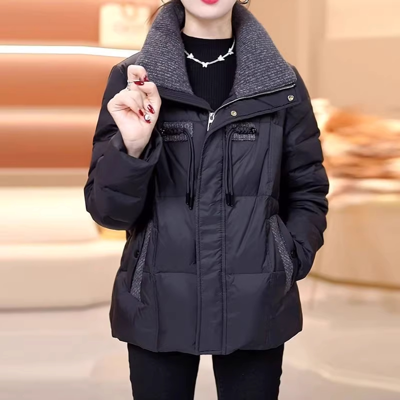 外套棉袄子秋冬加厚保暖棉衣