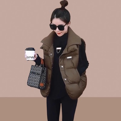 外穿时尚洋气背心马夹外套小个子