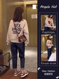 2025新款 女款 盐系穿搭奶系小个子高级感韩系卫衣两件套 套装 春秋季